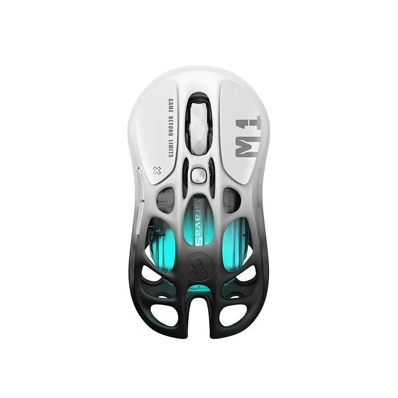 Миша GravaStar Mercury M1 Pro ігрова з комбінованим підключенням, Градієнт Чорний
