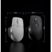 Миша Rapoo MT760 mini з комбінованим підключенням, з бічним коліском, безшумна, 4000 DPI, gray white