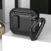 Противоударный защитный чехол для AirPods 3 с карабином и защелкой OPEN (BLACK) Противоударный защитный чехол для AirPods 3 с карабином и защелкой OPEN (BLACK)