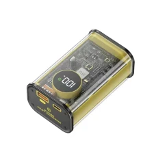 УМБ Мини Powerbank CYBERPUNK INTELLEGENCE P7 с фонариком, QC22,5W+PD20W, повербанк, 10000 mAh (orange)