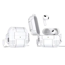 Захисний чохол для навушників AirPods 3 із засувкою, (white)