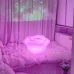 RGB светильник, торшер без подставки для дома, ночник с пультом, с приложением, в форме РОЗА