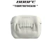 Чохол силіконовий BLACKTIME 808FC TIGERTEETHCASE для навушників AirPods PRO/PRO 2 з карабіном, білий