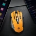 Миша бездротова Inphic A9 з підключенням Bluetooth + USB2.4G, акумулятором та 2400 DPI, yellow