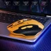Миша бездротова Inphic A9 з підключенням Bluetooth + USB2.4G, акумулятором та 2400 DPI, yellow