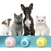 Мячик шарик для кошек, USB smart игрушка YoYo SS-001 со световой индикацией, хаотическим движением football pink