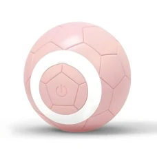 Мячик шарик для кошек, USB smart игрушка YoYo SS-001 со световой индикацией, хаотическим движением football pink