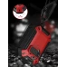 Протиударний захисний чохол для AirPods Pro 2 з карабіном і клямкою OPEN (RED)