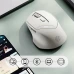 Миша Inphic DR6+ бездротова Bluetooth та USB 2.4ГГц, 2400 DPI, бежевий
