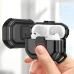 Защитный ударопрочный чехол для наушников AirPods PRO 2 с карабином и защелкой, черный