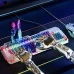 Клавіатура Inphic K9 MECHA дротова повнорозмірна з регульованим підсвічуванням RGB, безшумна, синьо-білий (Eng)