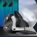 Ергономічна вертикальна миша DELUX M618XSD c OLED дисплеєм, комбінованим підключенням та акумулятором, WH