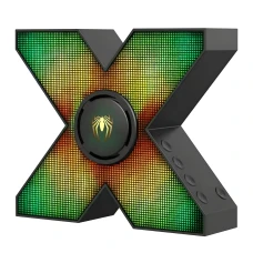 Колонка бездротова MARVEL Spider-Man M55 з RGB підсвічуванням, об'ємний звук, 3000 мАг, чорний