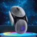 Миша бездротова Inphic X2 з підключенням USB 2.4Gz + Bluetooth, акумулятором та 2400 DPI, gray