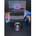 Миша бездротова Inphic X2 з підключенням USB 2.4Gz + Bluetooth, акумулятором та 2400 DPI, gray