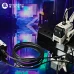 Зарядний кабель GravaStar Type-C to Type-C 5A, міцний прогумований, 1.5м, чорний
