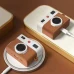 Чохол для навушників AirPods PRO 2 захисний, силіконовий з текстурою шкіри, з карабіном, бордовий