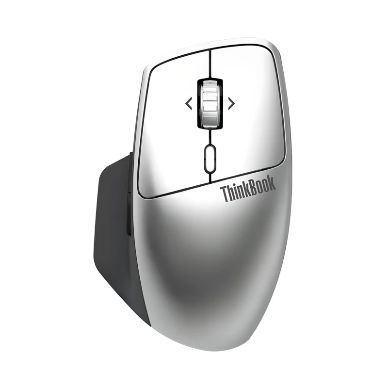 Миша бездротова Lenovo ThinkBook MOBTN5O з підключенням USB 2.4Gz + Bluetooth, 3200 DPI, gray