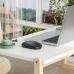 Миша бездротова Inphic M1 з підключенням USB 2.4ГГц, акумулятором, 2400 DPI, матовий чорний