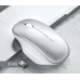 Миша бездротова Inphic M1 з підключенням USB 2.4ГГц, акумулятором, 2400 DPI, срібло