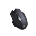 Миша бездротова Inphic A1 з підключенням USB 2.4Gz + Bluetooth, з акумулятором та 2400 DPI, mate black
