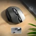 Миша бездротова Inphic A1 з підключенням USB 2.4Gz + Bluetooth, з акумулятором та 2400 DPI, grey