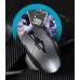 Миша бездротова Inphic F1 з підключенням USB 2.4G, акумулятором, індикатором заряду та 2400 DPI, grey