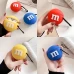Защитный силиконовый чехол M&M для наушников AirPods PRO/PRO 2 с карабином, красный