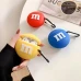 Защитный силиконовый чехол M&M для наушников AirPods PRO/PRO 2 с карабином, красный