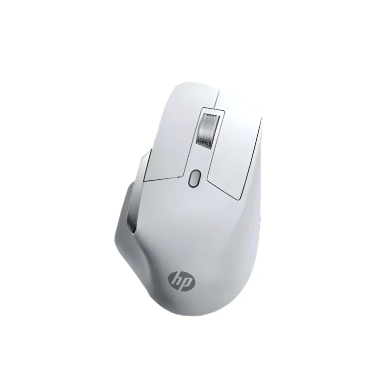 Миша HP Professor 1 з комбінованим підключенням USB, Bluetooth, USB2.4ГГц, акумулятором, 4000DPI, білий