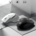Миша HP Professor 1 з комбінованим підключенням USB, Bluetooth, USB2.4ГГц, акумулятором, 4000DPI, білий