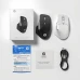 Миша HP Professor 1 з комбінованим підключенням USB, Bluetooth, USB2.4ГГц, акумулятором, 4000DPI, білий