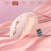 Миша Inphic DR801 бездротова Bluetooth + USB 2.4ГГц та 2400 DPI, milk tea