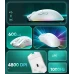 Миша Mechrevo M500HF ігрова з комбінованим підключенням USB, Bluetooth, USB 2.4ГГц, RGB, 4800DPI, білий