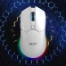 Миша ACER OMR220 ігрова з комбінованим підключенням USB, Bluetooth, USB 2.4ГГц, RGB, 8000 DPI, білий