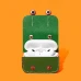 Чехол защитный в виде портфеля Yoobao для наушников AirPods PRO с защелками, черный с белым.