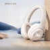 Наушники Inphic H1S сложные, с беспроводным и проводным подключением, с FM-радио и часами, бело-коричневый.