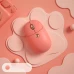 Миша BOW MD198L з бездротовим підключенням Bluetooth та USB 2.4G, акумулятором, 1600DPI, scarlet rose
