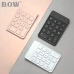 Клавіатура BOW HB157 цифрова бездротова з Bluetooth, чорна