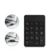 Клавіатура BOW HW157T цифрова бездротова USB 2,4G, чорна