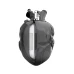 Чохол силіконовий BLACKTIME 808FC HEARTHCASE для навушників AirPods PRO/PRO 2 з карабіном, чорний