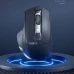 Миша Inphic M9 бездротова з підключенням через USB 2.4G та 2400 DPI, сіра