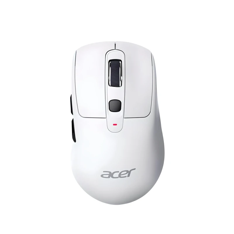 Миша ACER OMR227 з бездротовим підключенням по Bluetooth і USB2.4G, акумулятором, 4000 DPI, білий