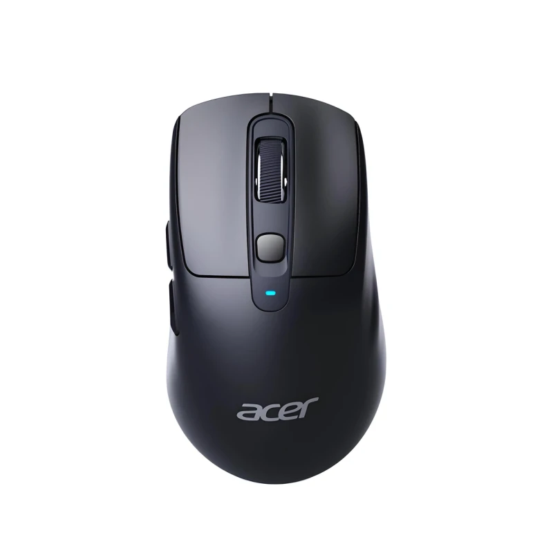 Миша ACER OMR227 з бездротовим підключенням по Bluetooth і USB2.4G, акумулятором, 4000 DPI, чорна