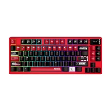 Ігрова клавіатура MSI Forge GK600 W Formula, Blue Switch, червоний
