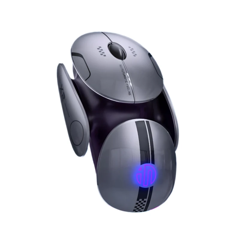 Миша Inphic X2-II бездротова з підключенням USB 2.4G та Bluetooth, акумулятором та 2400 DPI