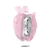 Чохол силіконовий BLACKTIME 808FC HEARTHCASE для навушників AirPods PRO/PRO 2 з карабіном, рожевий