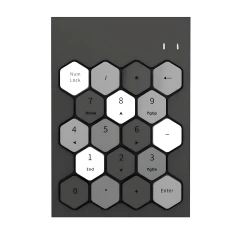 Numpad клавіатура MOFII SK-660AGC цифрова бездротова USB 2.4G, чорна