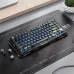 Клавіатура GravaStar Mercury K1 Lite із комбінованим підключенням - Transparent Black