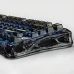 Клавіатура GravaStar Mercury K1 Lite із комбінованим підключенням - Transparent Black